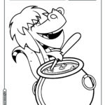 Cuca para colorir
