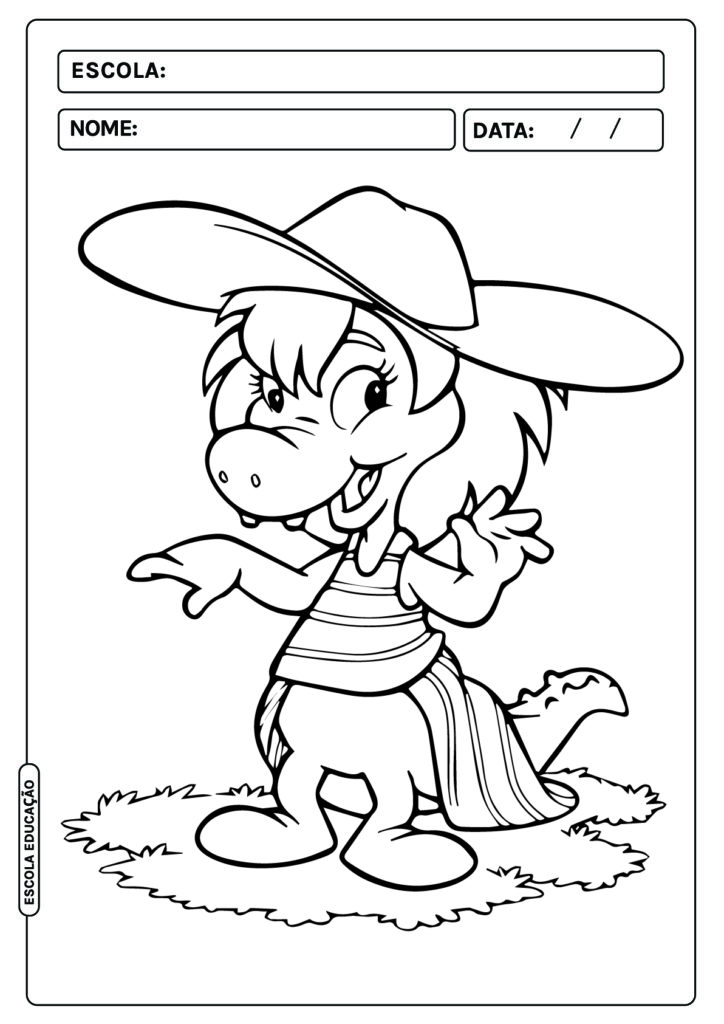 Cuca para colorir