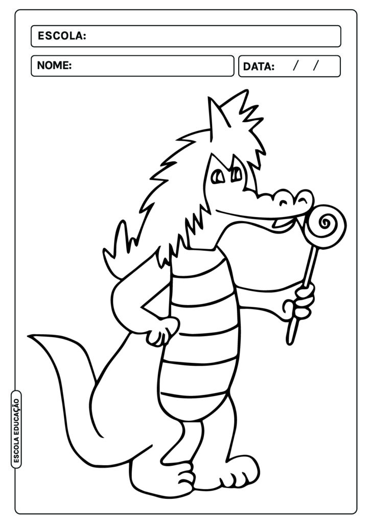 23 Desenhos da Cuca para colorir - Folclore brasileiro