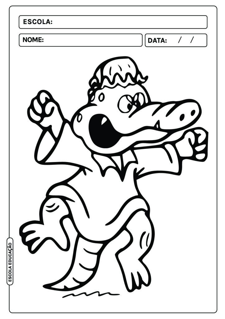 23 Desenhos da Cuca para colorir - Folclore brasileiro