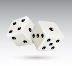 Probabilidade genética: lançamento de dados.