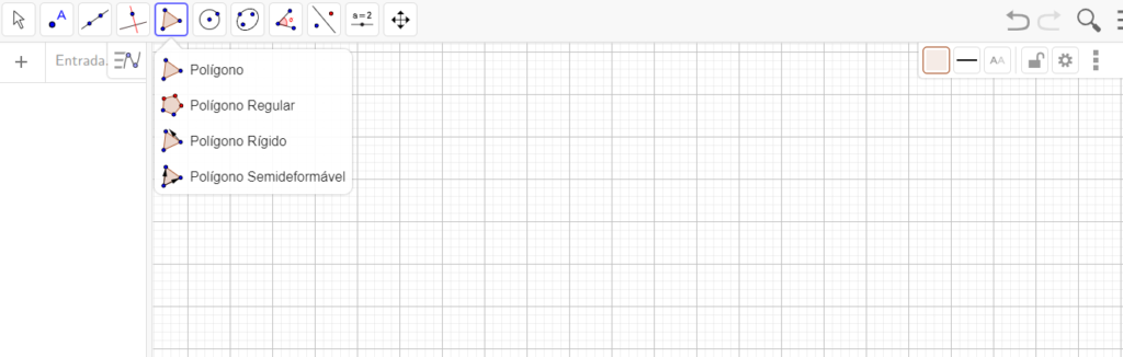 Polígono regular no Geogebra