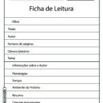 Modelo de ficha de leitura