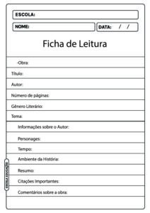 Como fazer ficha de leitura - Elementos, dicas, exemplo de ficha pronta