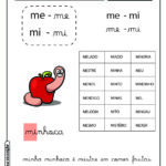 Ficha de leitura para alfabetização