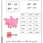 Ficha de leitura para alfabetização