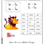 Ficha de leitura para alfabetização