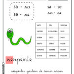 Ficha de leitura para alfabetização