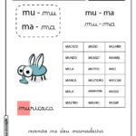 Ficha de leitura para alfabetização