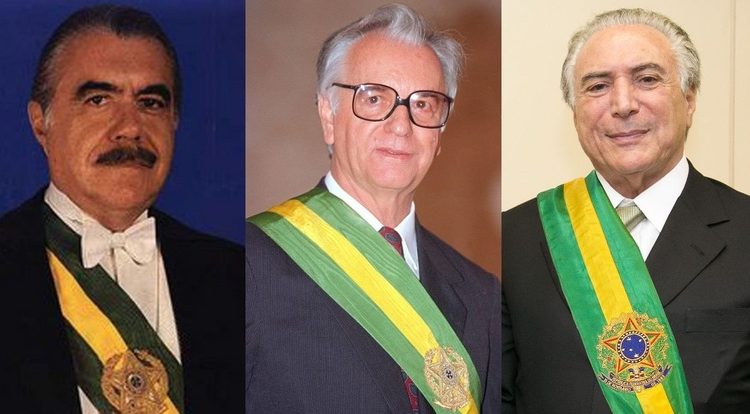 Vice-presidentes que assumiram o governo no Brasil