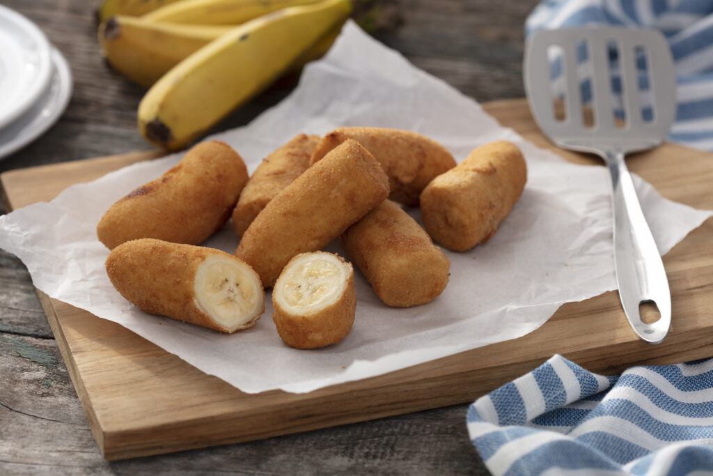 Banana milanesa.