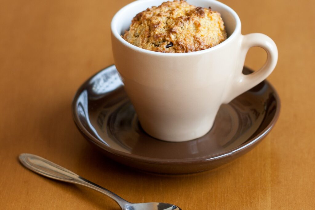 Bolo de caneca sem trigo Airfryer, Foto: Pexels.