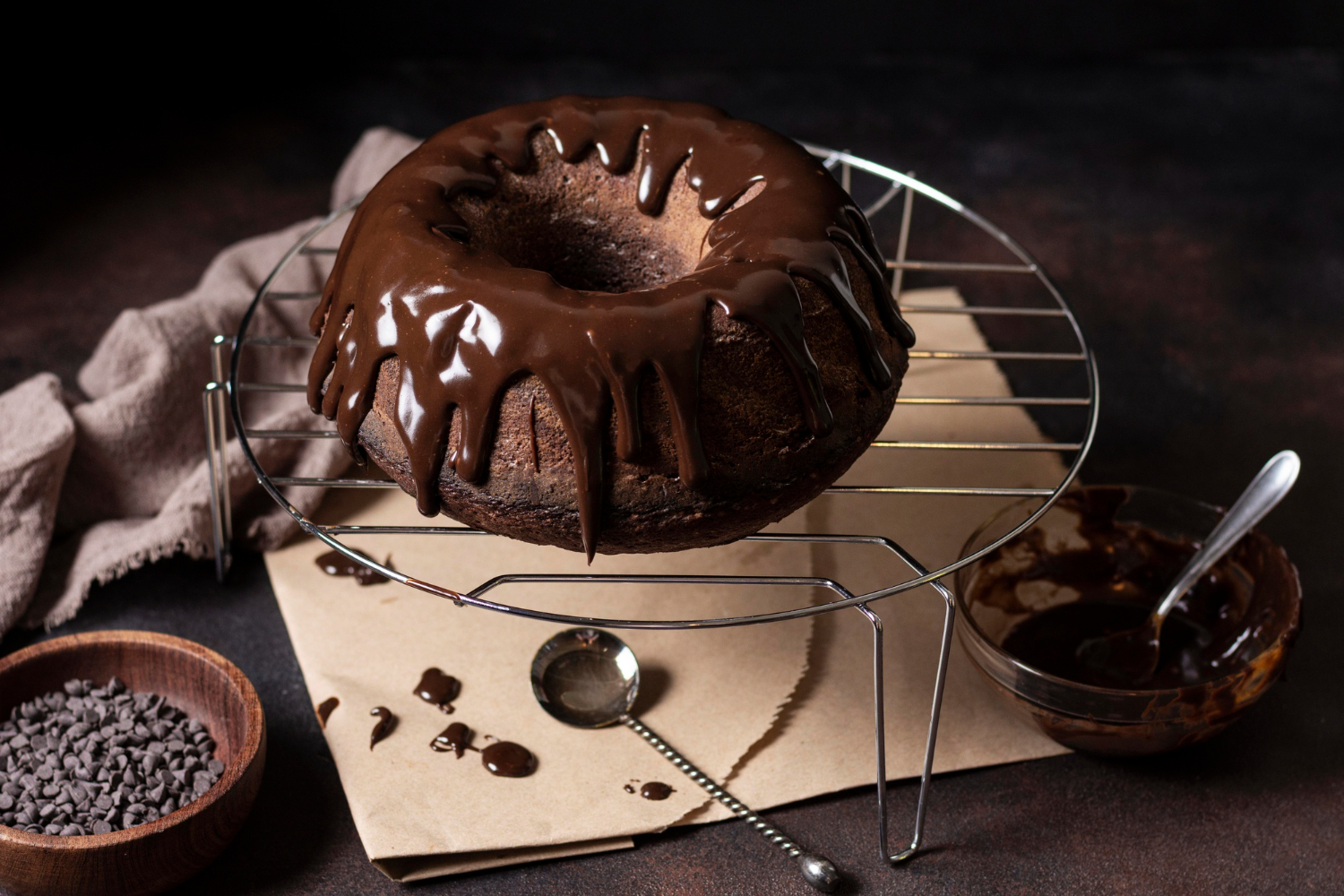 Use o micro-ondas para fazer um delicioso bolo de chocolate