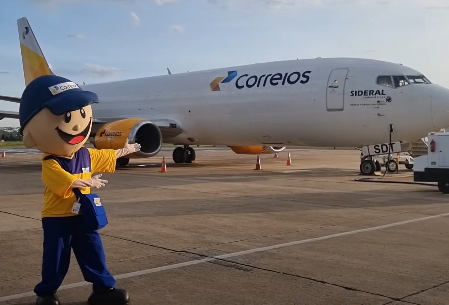 Novo avião dos Correios vai ajudar a transportar mais de 310 toneladas de encomendas