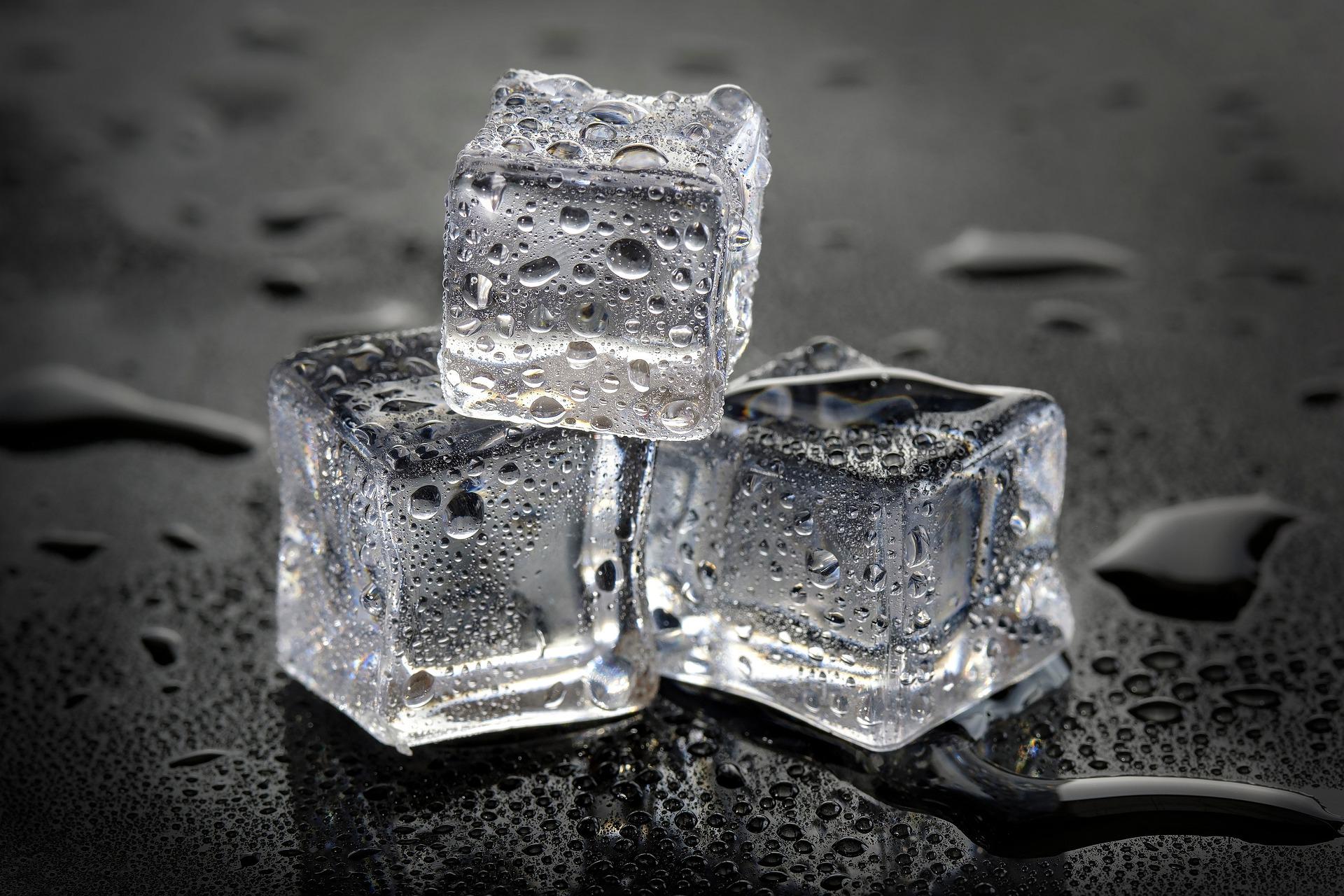 Cubos de gelo, Foto: Pixabay.
