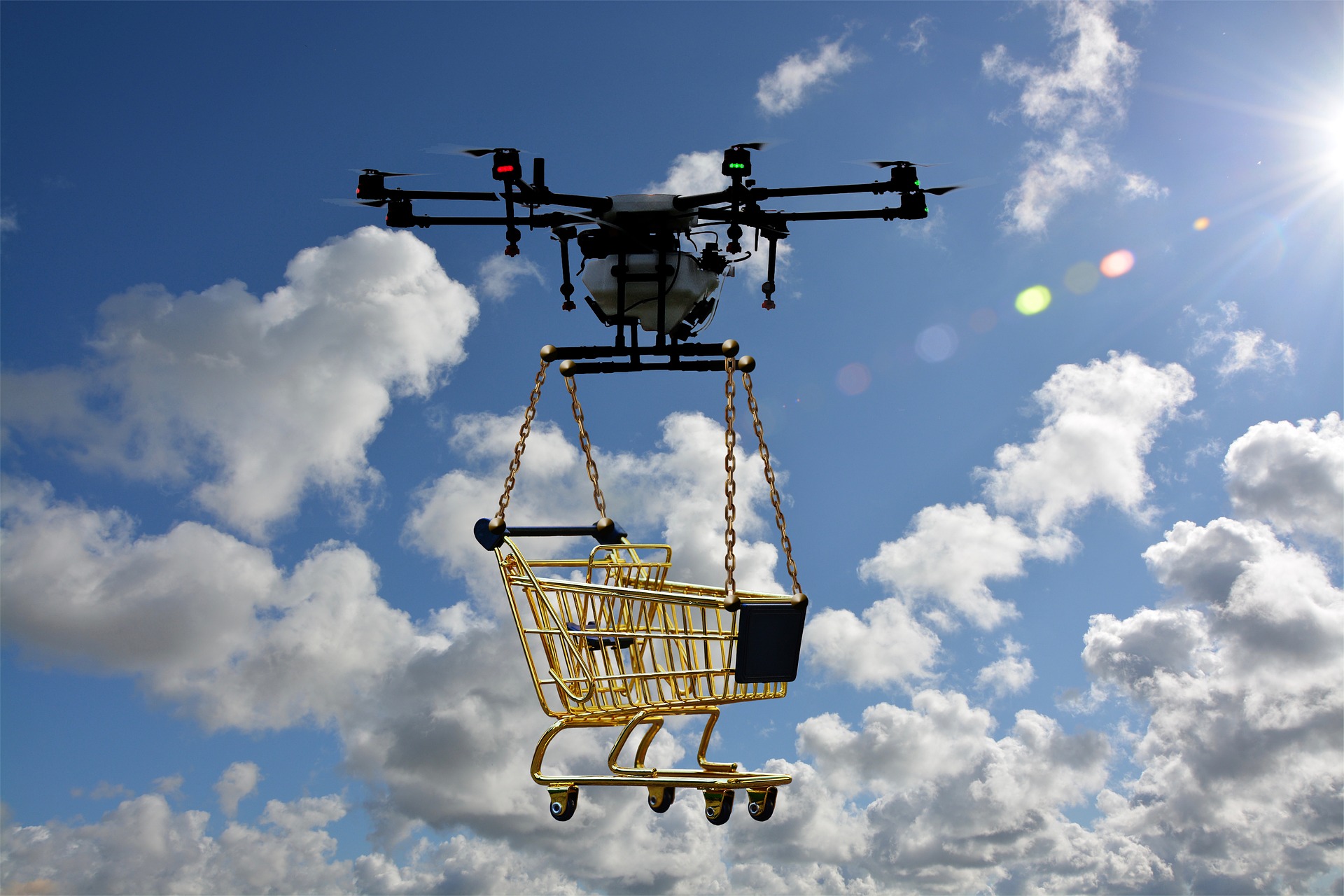 Walmart e entrega com drones, Foto: Pixabay.