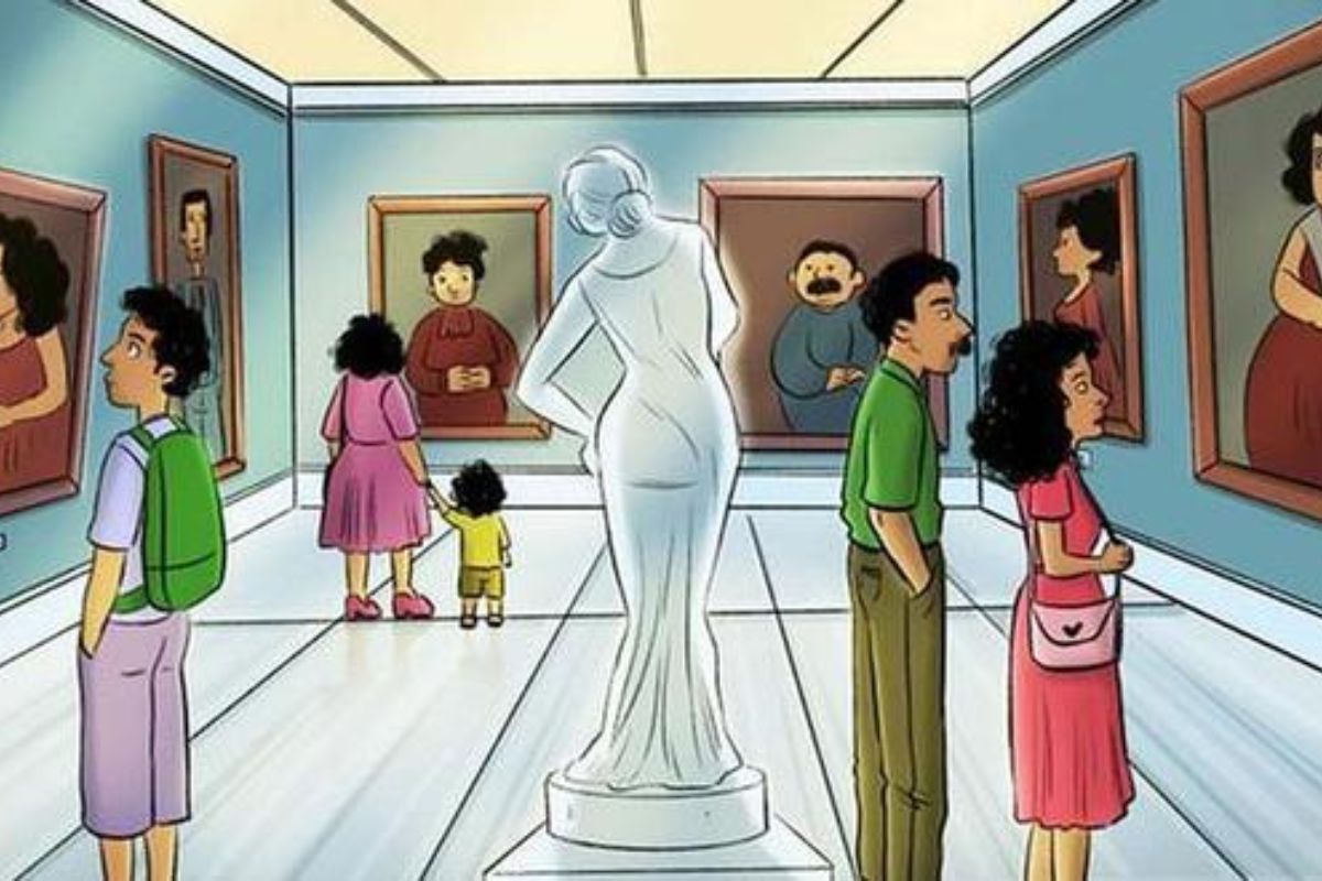 Desafio visual: Quantas pessoas estão no museu?