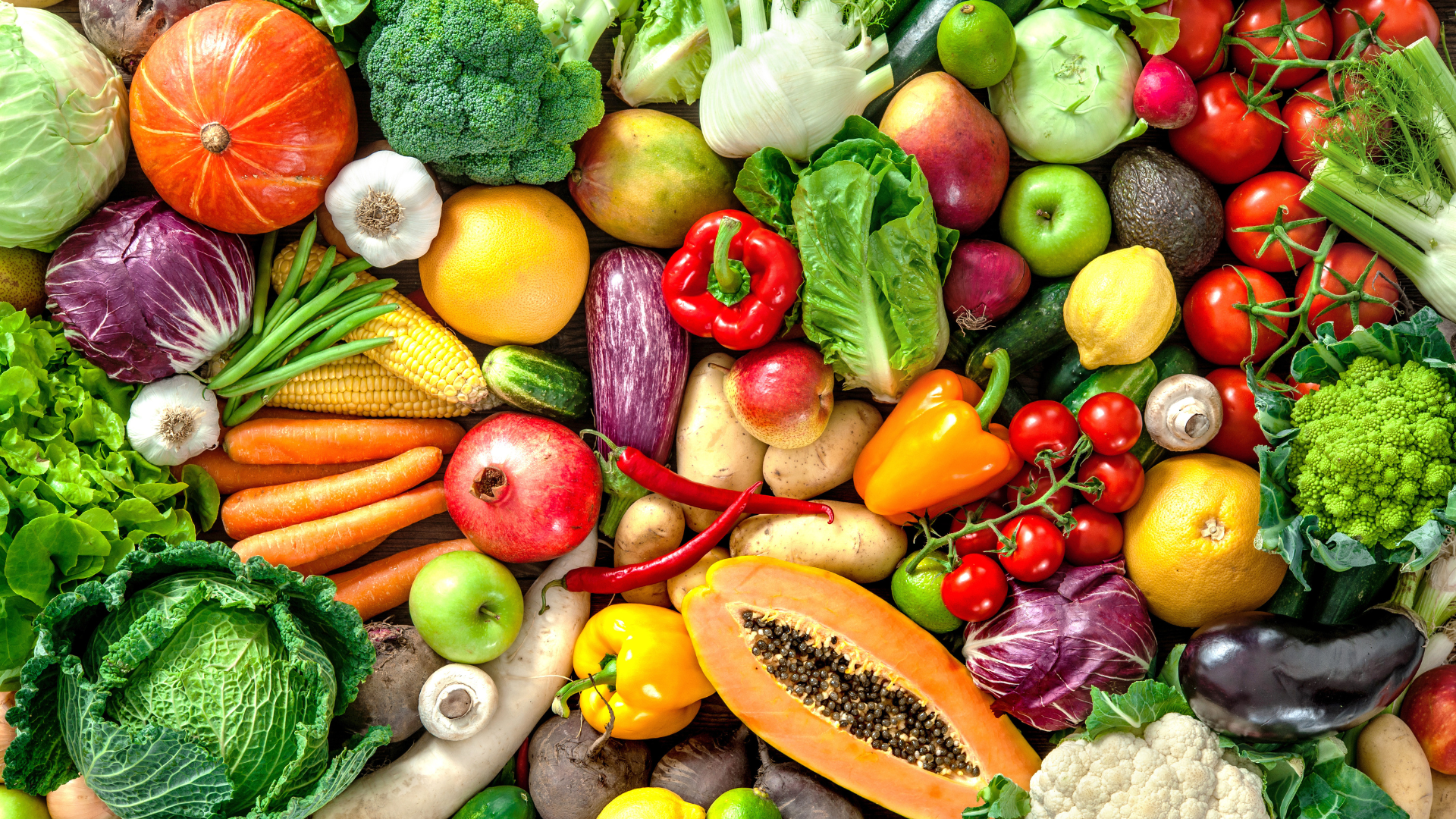 Frutas e vegetais excelentes para o organismo