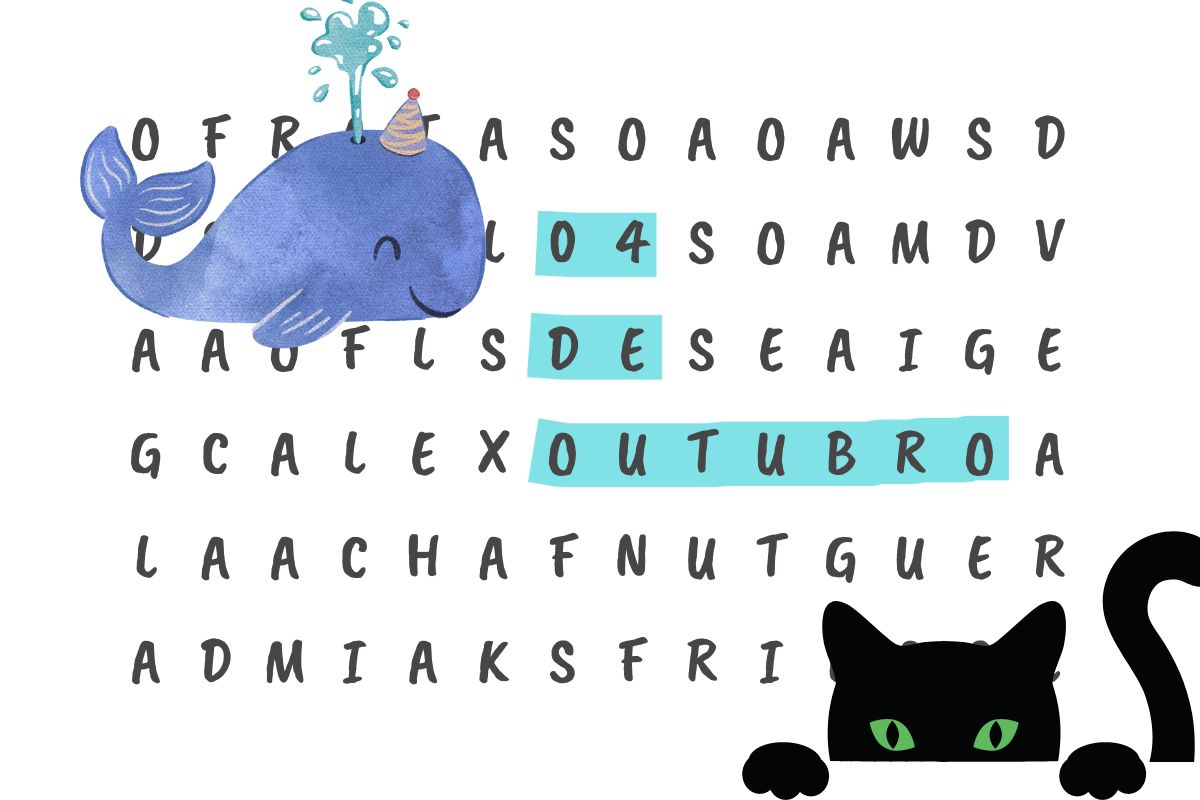 Em homenagem ao dia dos animais – 4 de outubro – resolva esse caça palavras