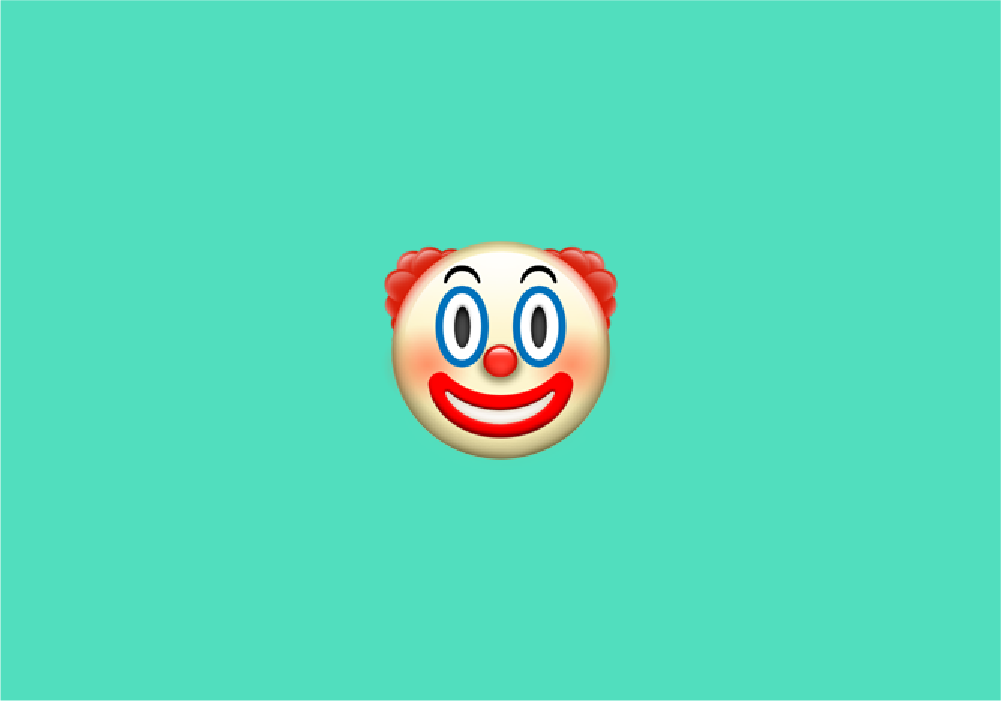 Você sabe o que significa o emoji de palhaço nas mensagens de texto?