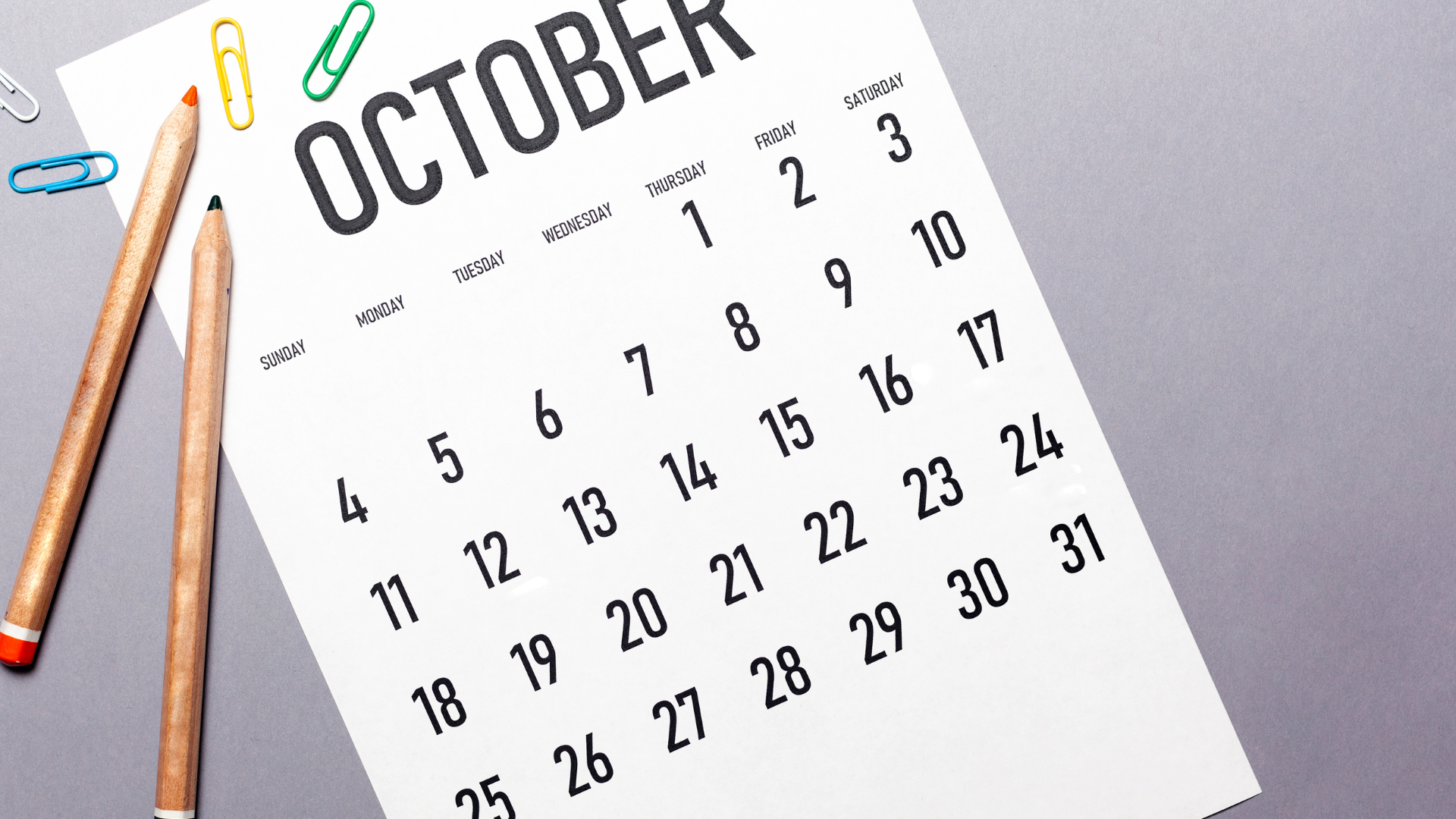 Quais são os feriados do mês de outubro deste ano