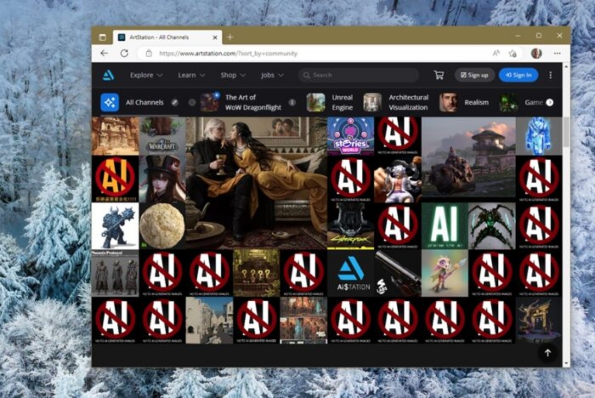 ArtStation vs Artistas: manifestações demonstram o descontentamento com imagens geradas por IA e viram movimento na internet
