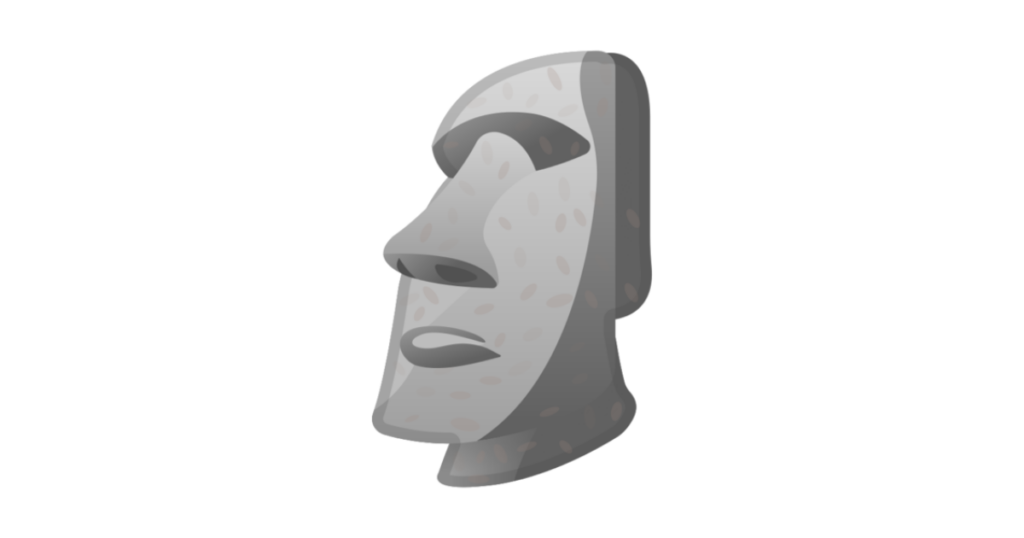 ¿Conoces el origen del emoji de cara de piedra en WhatsApp?