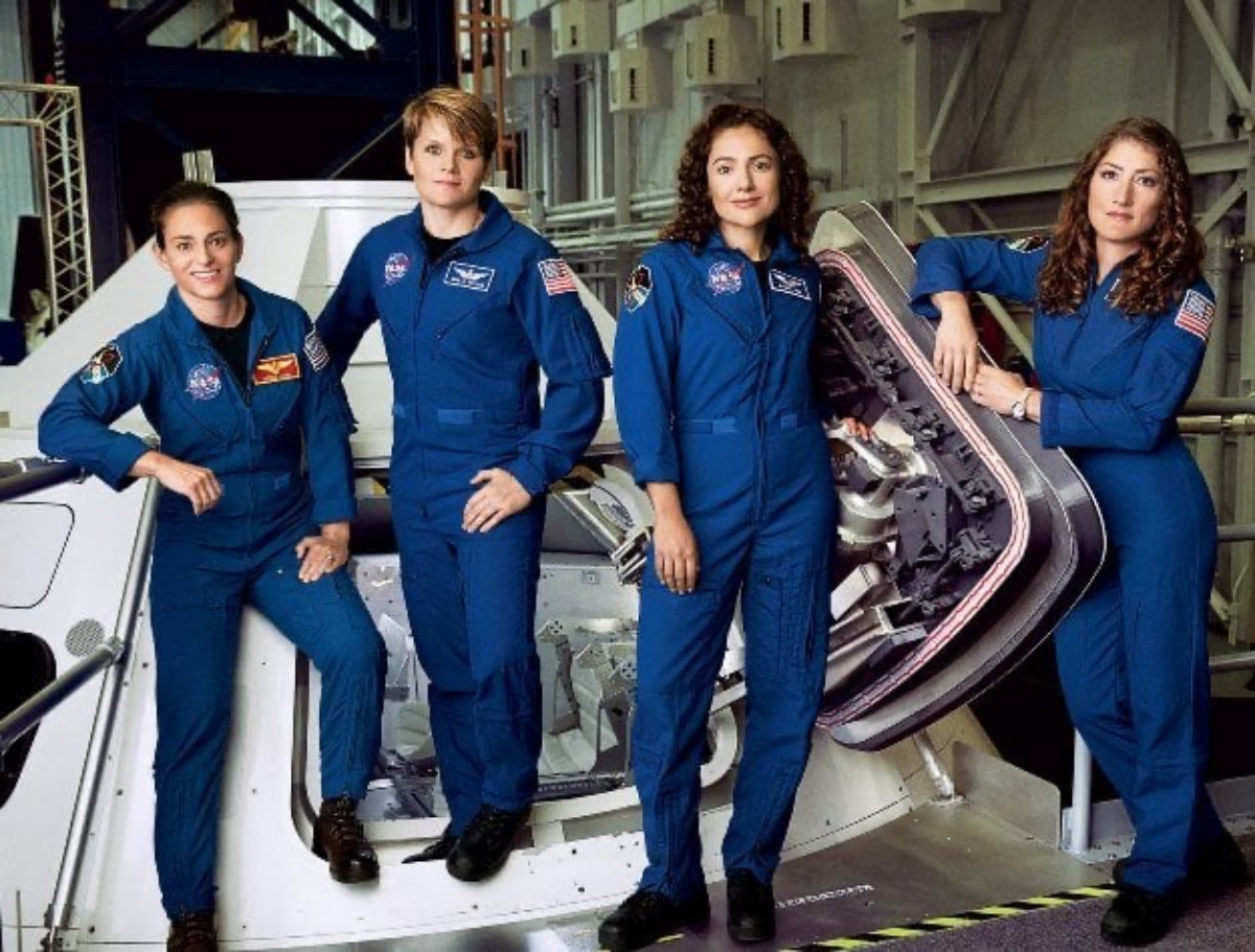 Mulheres astronautas em missão da NASA