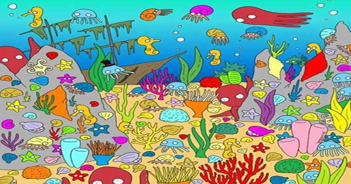 Can you find the fish hidden in the picture?