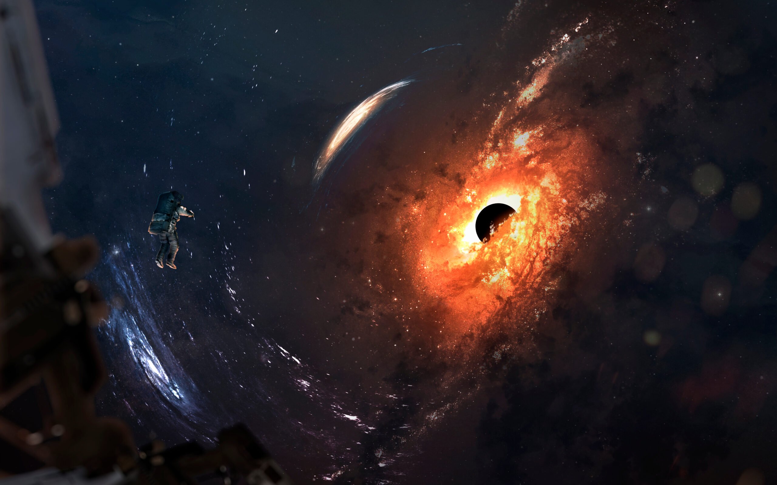 Telescópio da NASA flagra estrela sendo 'engolida' por buraco negro