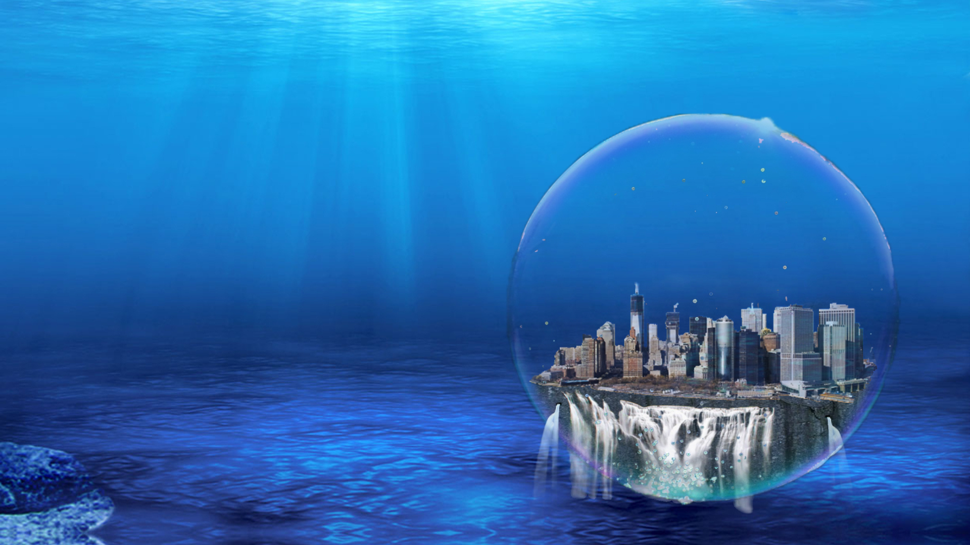 Cidades subaquáticas.