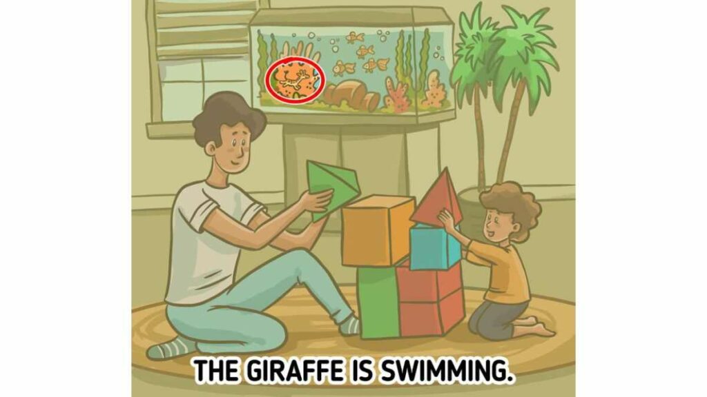 Encontrar a girafa.
