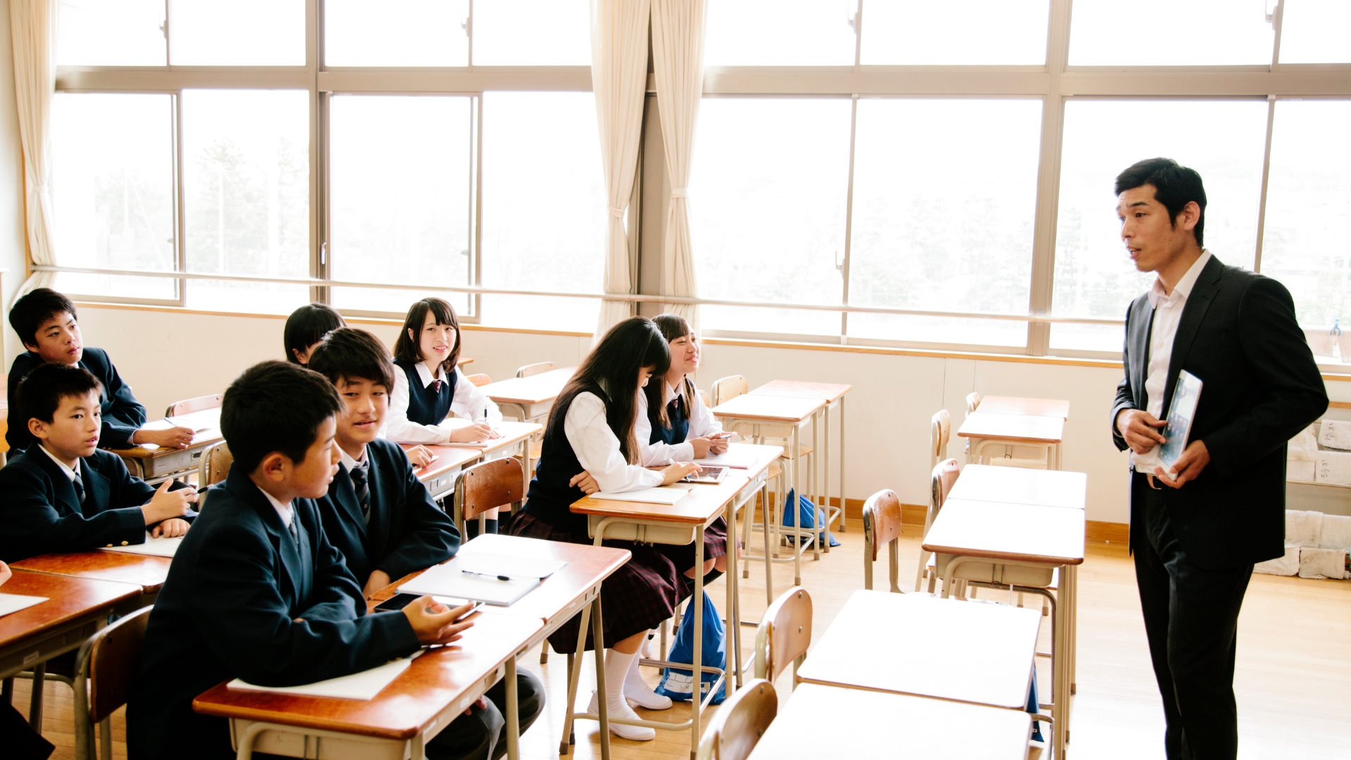 Escolas no Japão.