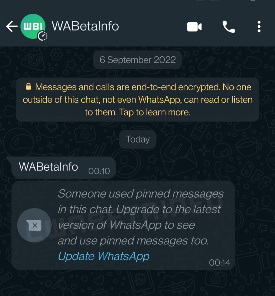 Novos recursos no WhatsApp.