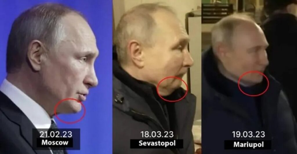 Vladimir Putin teria usado dublê em visitas oficiais