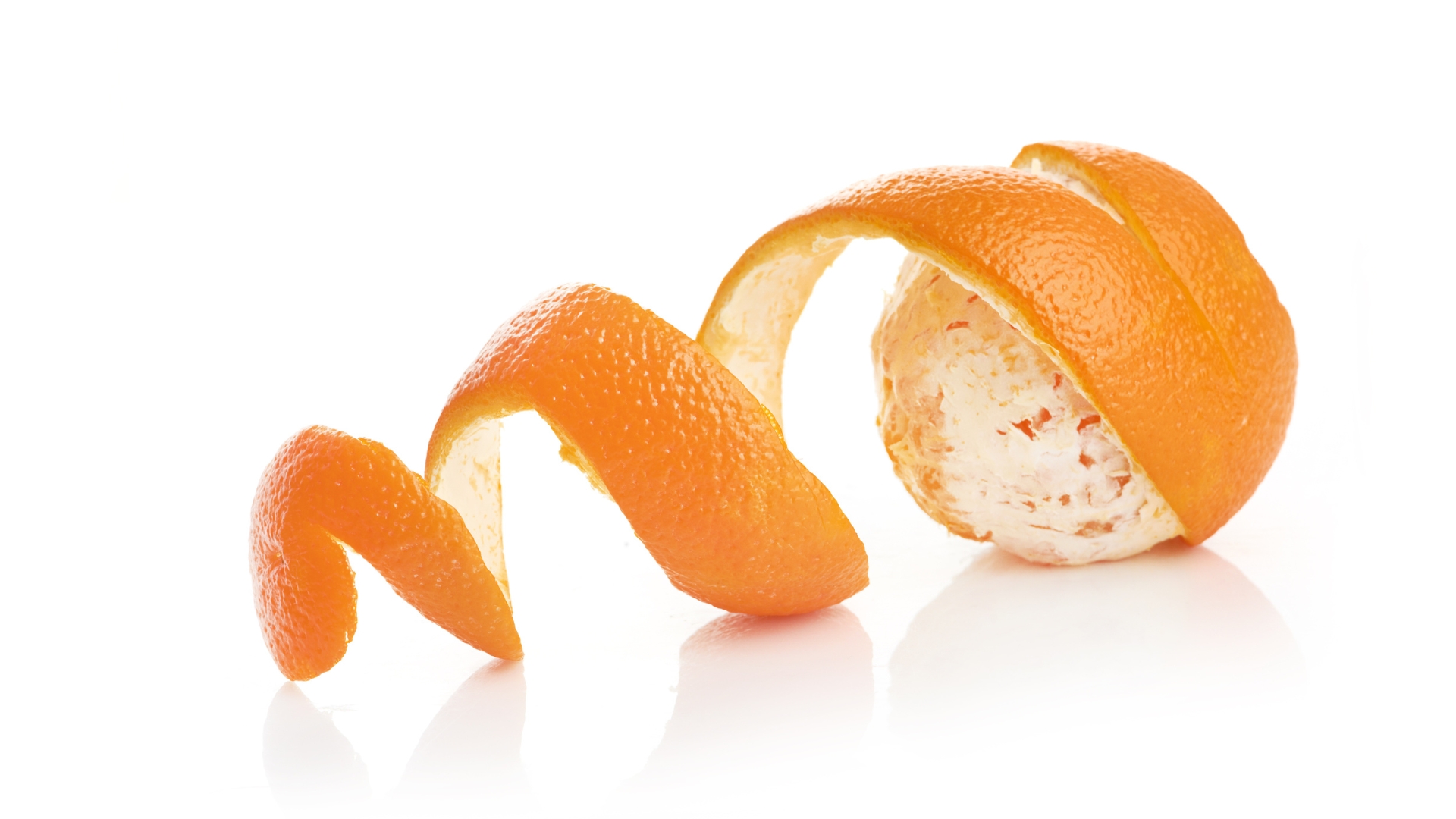 Casca de laranja com vinagre.
