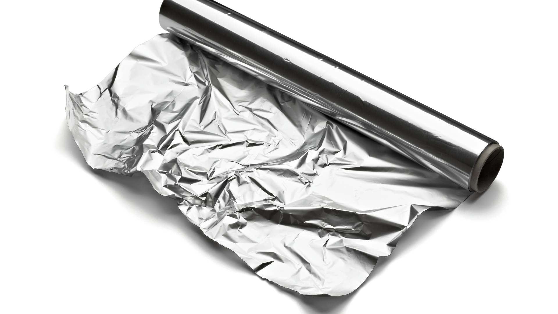 Papel alumínio para combater o frizz.