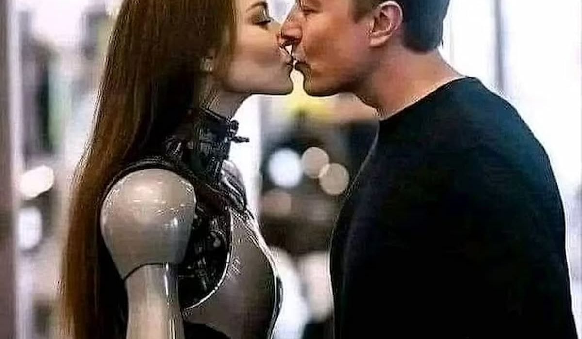 Elon Musk e o robô: um beijo inusitado que deixou a internet em choque