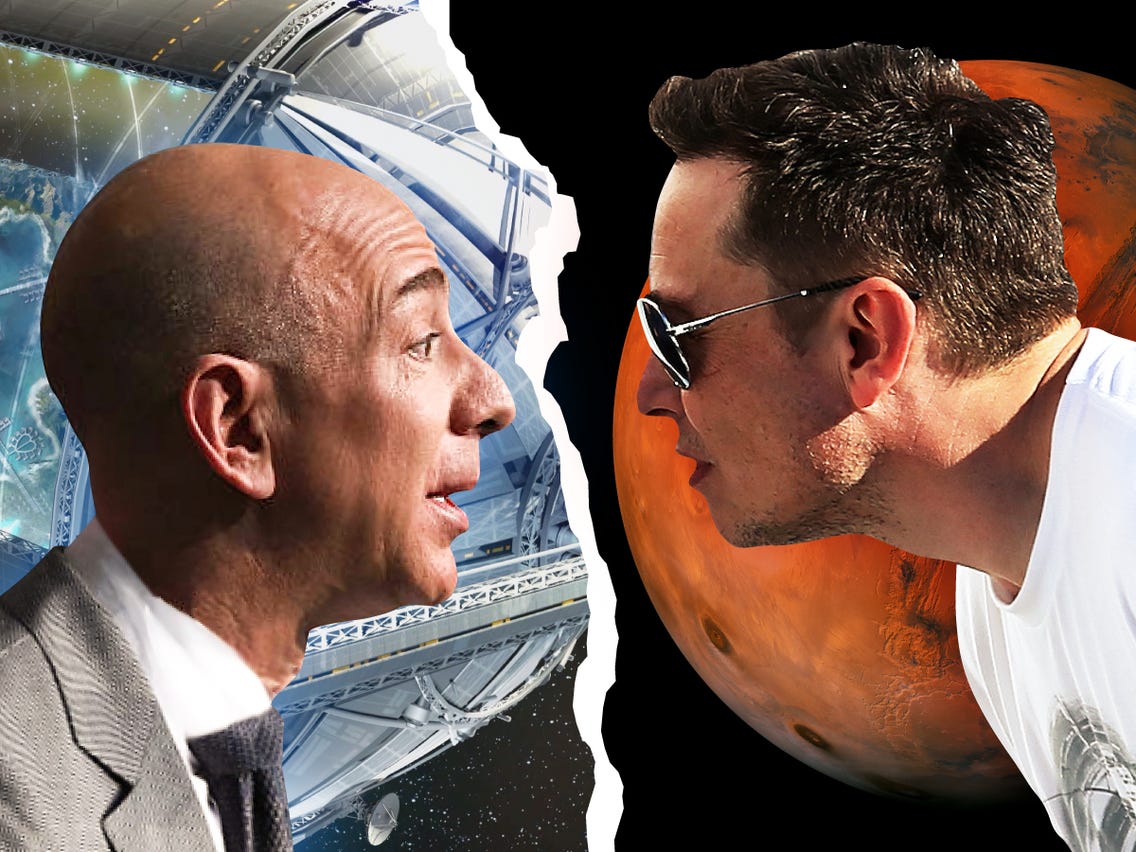 Sono dos bilionários: você dorme mais que Elon Musk ou Jeff Bezos?