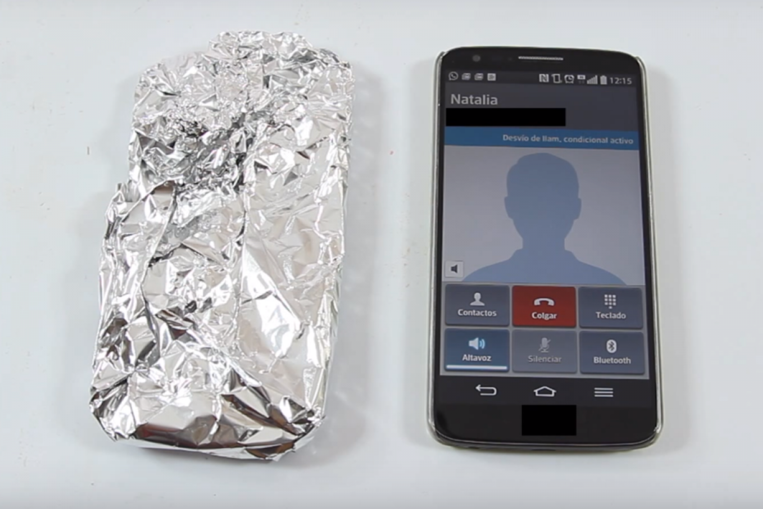 O que acontece se você embrulhar seu celular em papel alumínio?