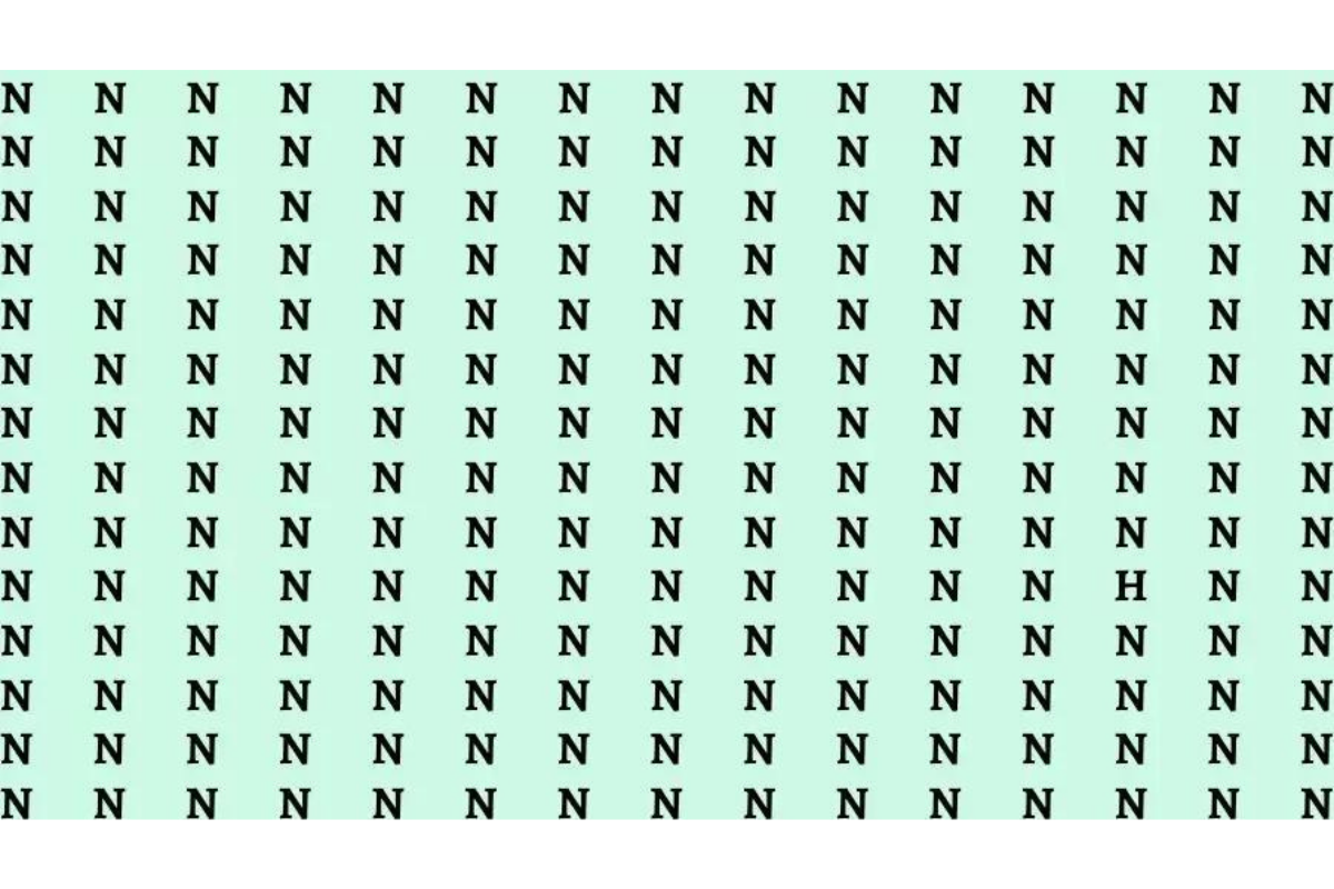 O desafio de 15 segundos com a letra H que deixou a internet coçando a cabeça