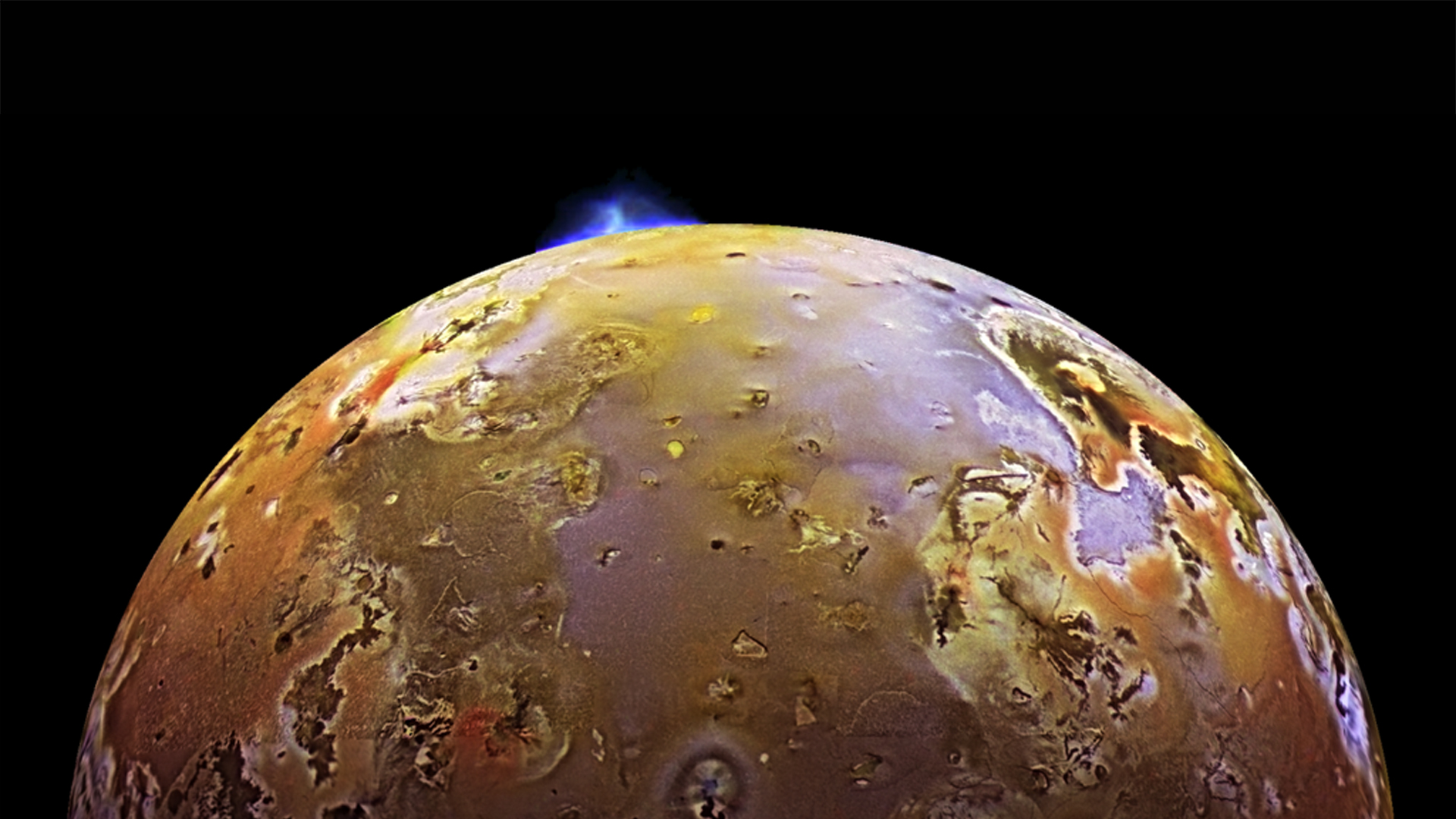 La NASA comparte impresionantes fotos nuevas de la luna Io de Júpiter.  mirar