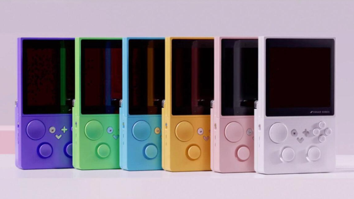 Inovação gamer: conheça o novo console portátil retrô com tela OLED giratória