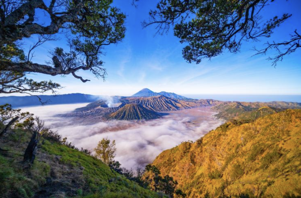 Parque Nacional Bromo-Tengger-Semeru, na Indonésia (Imagem: magicflute002/Getty Images/iStockphoto)