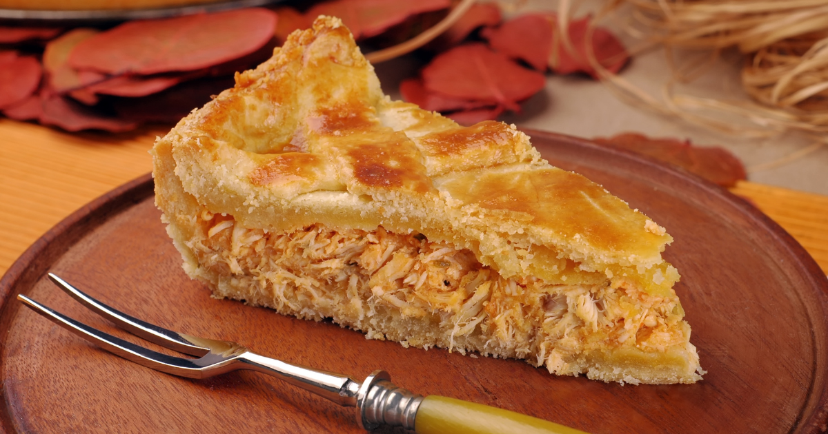 Torta de frango low carb e fácil