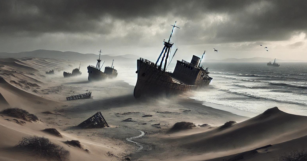 Gigantes abandonados: 5 cemitérios de navios e suas histórias incríveis