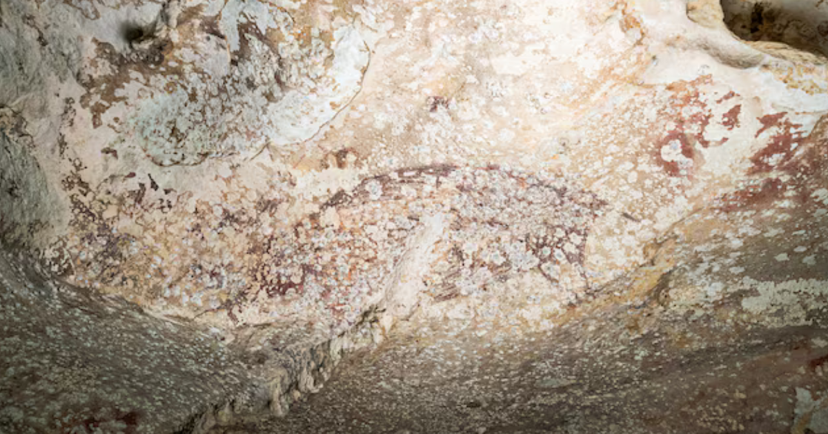 Só agora encontraram a obra de arte mais antiga da humanidade