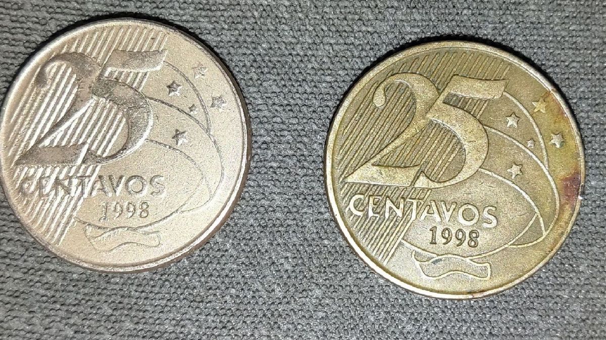 Até R$ 2.100! Moedas raras de 25 centavos podem valer uma pequena fortuna; veja os valores