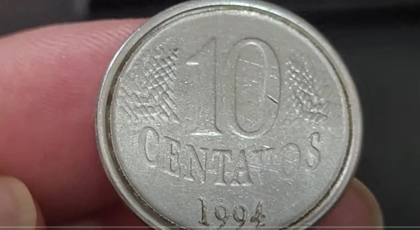 Não deixe escapar! Se achar ESTA moeda de 10 centavos, você pode vendê-la por R$ 300