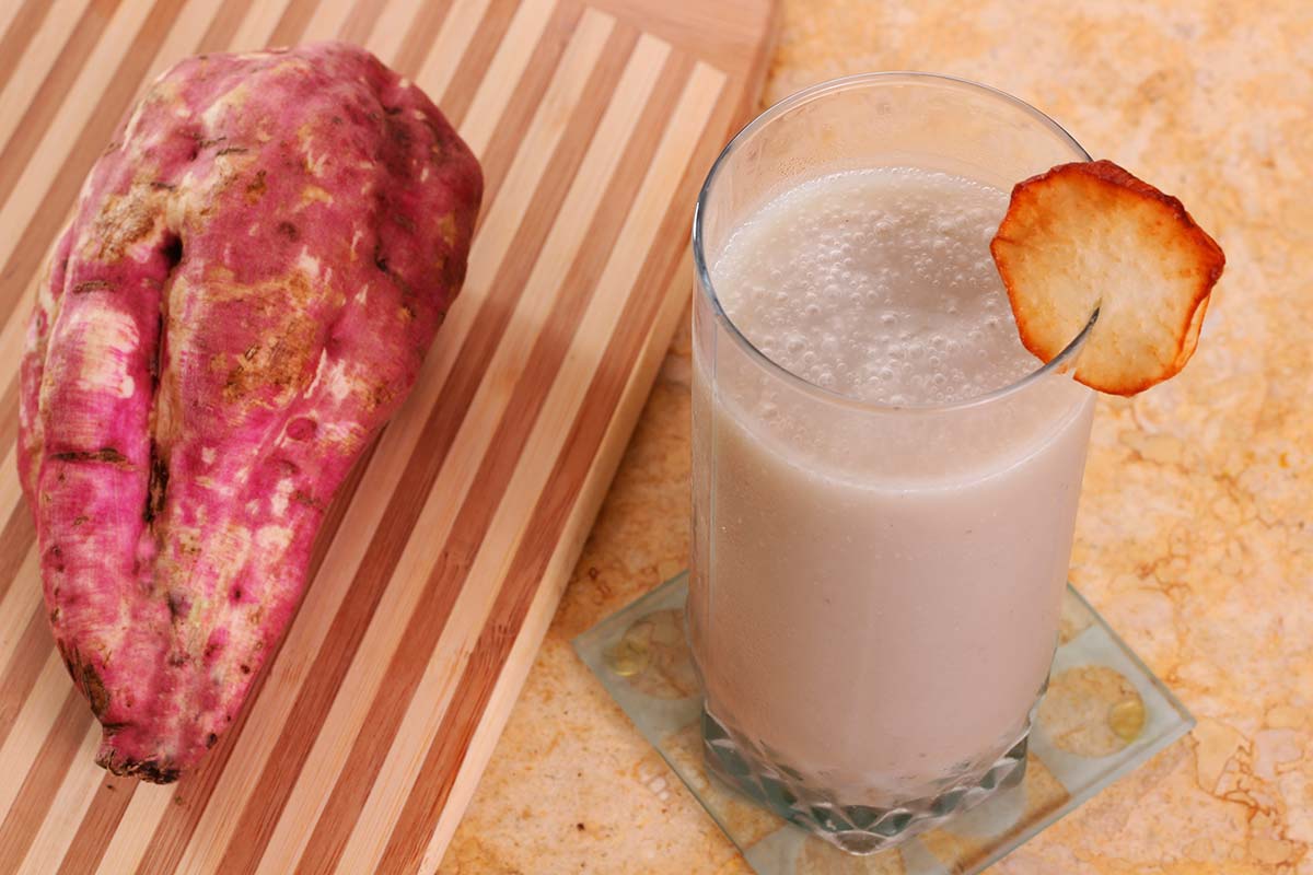 Bom para dor de cabeça e estresse! Receita de suco de batata-doce vai te surpreender